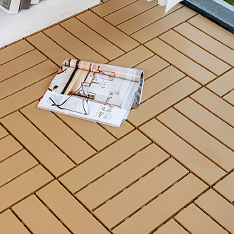 Lisslune | Modern Style WPC Flooring Corrosion Resistant Square Wood Floor