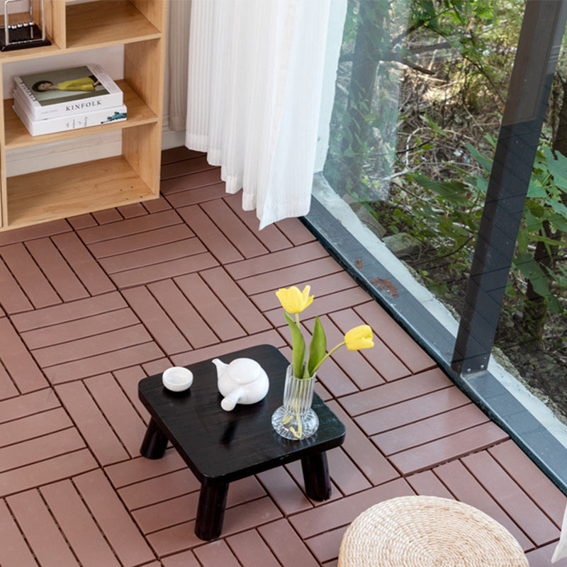 Lisslune | Modern Style WPC Flooring Corrosion Resistant Square Wood Floor