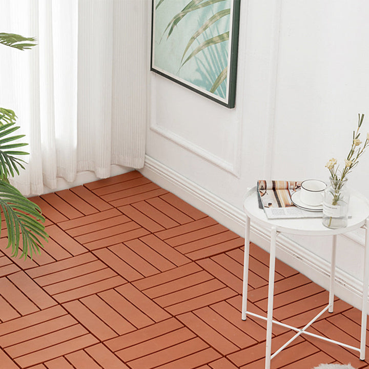 Lisslune | Modern Style WPC Flooring Corrosion Resistant Square Wood Floor