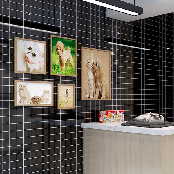 Lisslune | Single Tile Wallpaper Peel and Stick Wall Tile with Rectangular Shape
