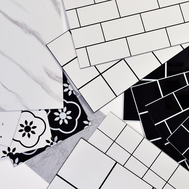 Lisslune | Single Tile Wallpaper Peel and Stick Wall Tile with Rectangular Shape