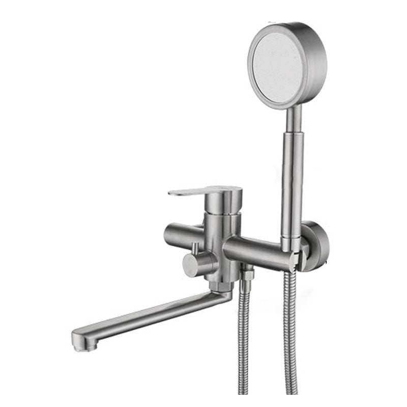 Lisslune | Bathroom Bathtub Faucet Lever Handheld Shower Bathtub Faucet