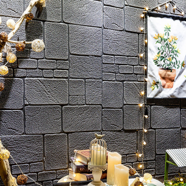 Lisslune | Modern Wall Covering 3D Brick Peel and Stick Waterproof Wall Covering