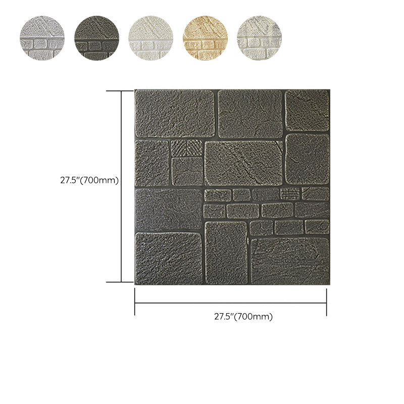 Lisslune | Modern Wall Covering 3D Brick Peel and Stick Waterproof Wall Covering