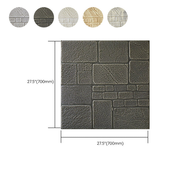 Lisslune | Modern Wall Covering 3D Brick Peel and Stick Waterproof Wall Covering