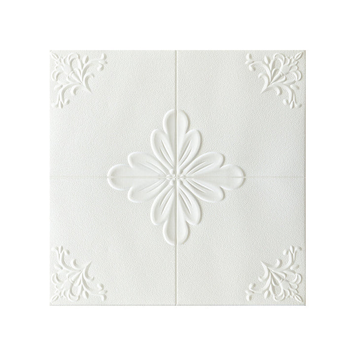 Lisslune | Interior Wall Cladding 3D Floral Print Peel and Stick Waterproof Wall Panels