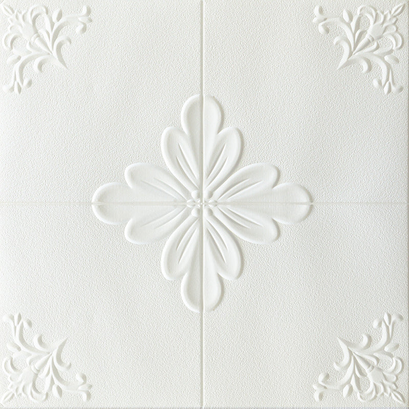 Lisslune | Interior Wall Cladding 3D Floral Print Peel and Stick Waterproof Wall Panels