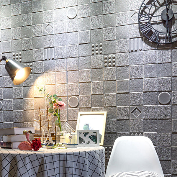 Lisslune | Home Interior Wall Panel 3D Printed Brick Peel and Stick Wall Covering