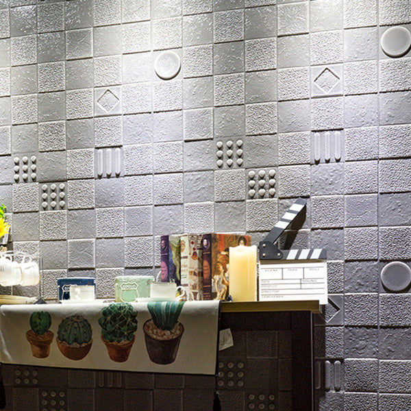 Lisslune | Home Interior Wall Panel 3D Printed Brick Peel and Stick Wall Covering