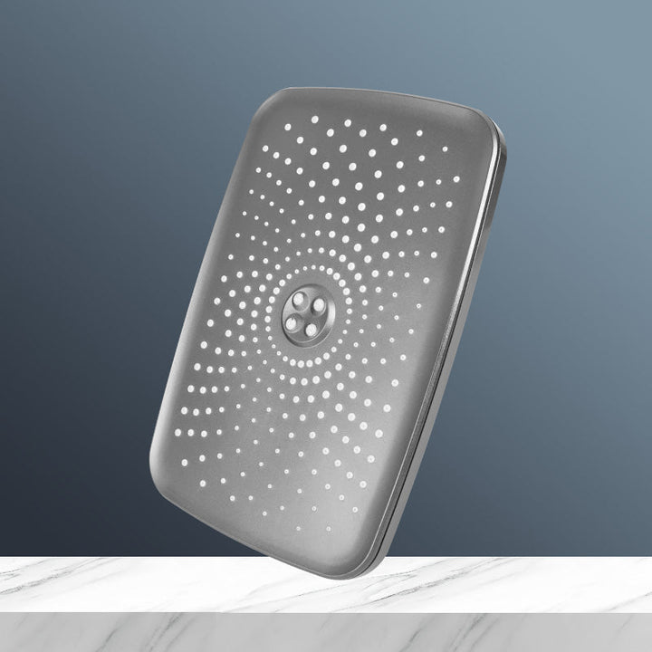 Lisslune | Modern Gray Shower Head Combo Standard Spray Pattern Rectangular Large Shower Head
