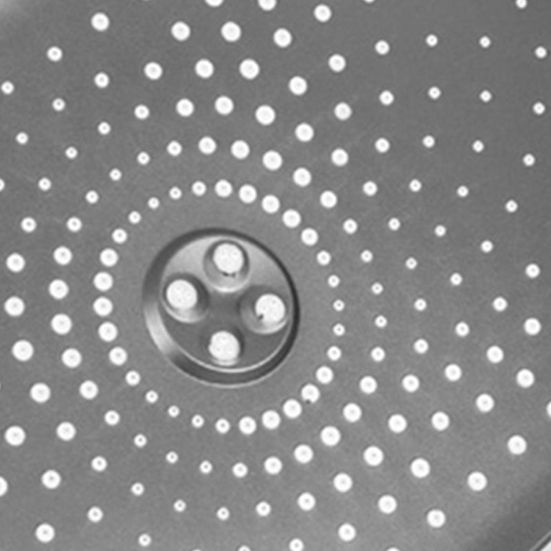 Lisslune | Modern Gray Shower Head Combo Standard Spray Pattern Rectangular Large Shower Head