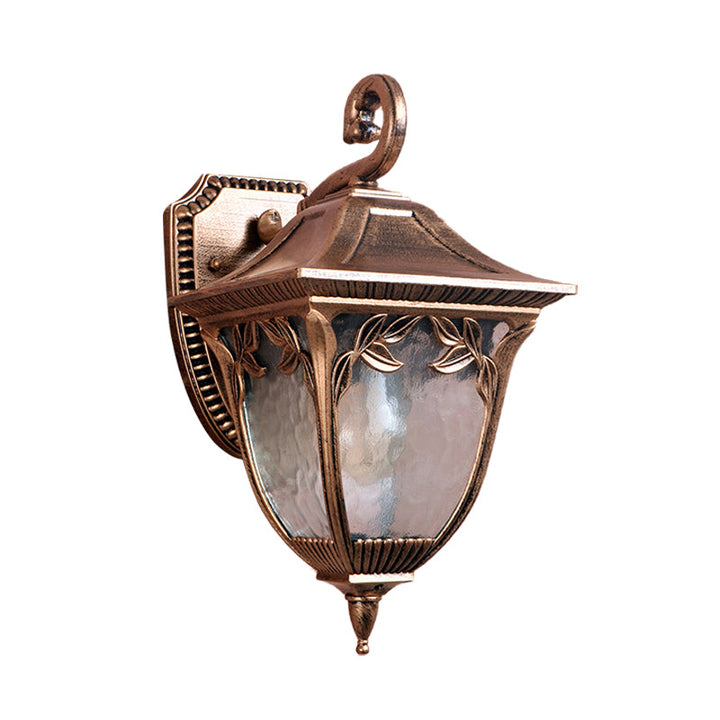 Skørter | Acorn Courtyard Wall Lamp Country Clear Water Glass 1 Light Brass Wall Bracket Lamp