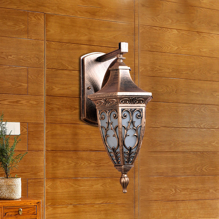 Skørter | Aluminum Rust Sconces Lighting Urn-Shaped 1-Light Country Wall Lamp Light