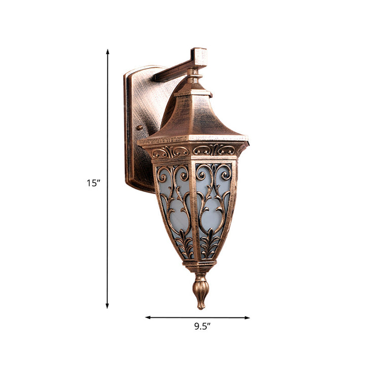 Skørter | Aluminum Rust Sconces Lighting Urn-Shaped 1-Light Country Wall Lamp Light