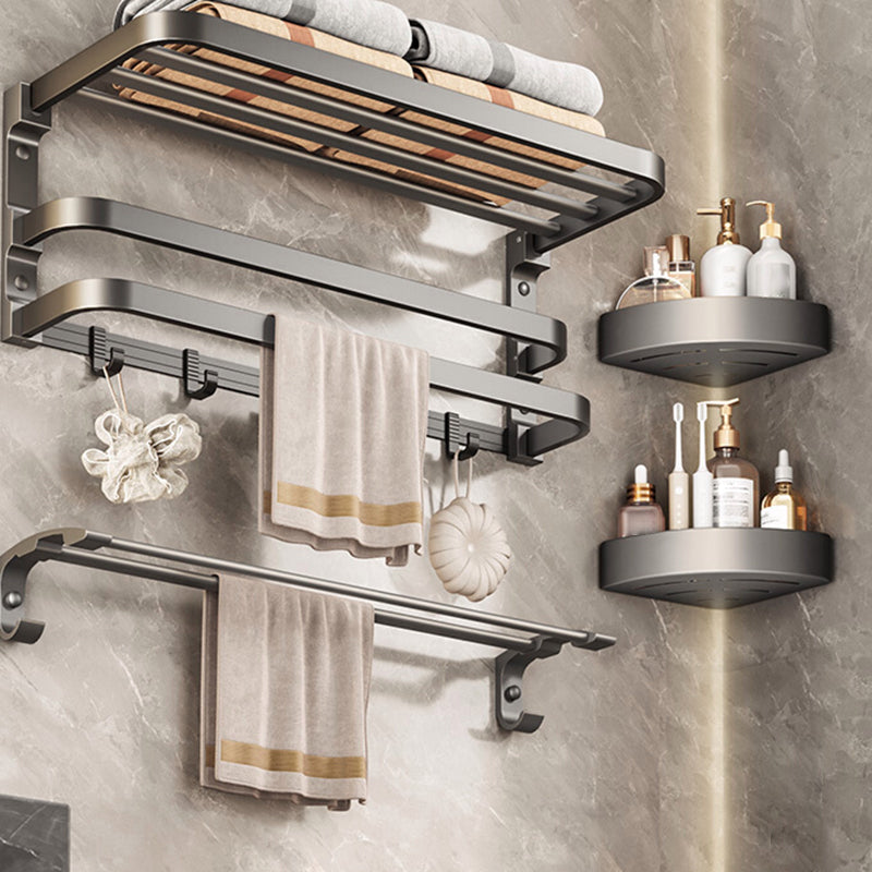 Lisslune | Traditional bathroom accessory as a single piece or in a set in gray