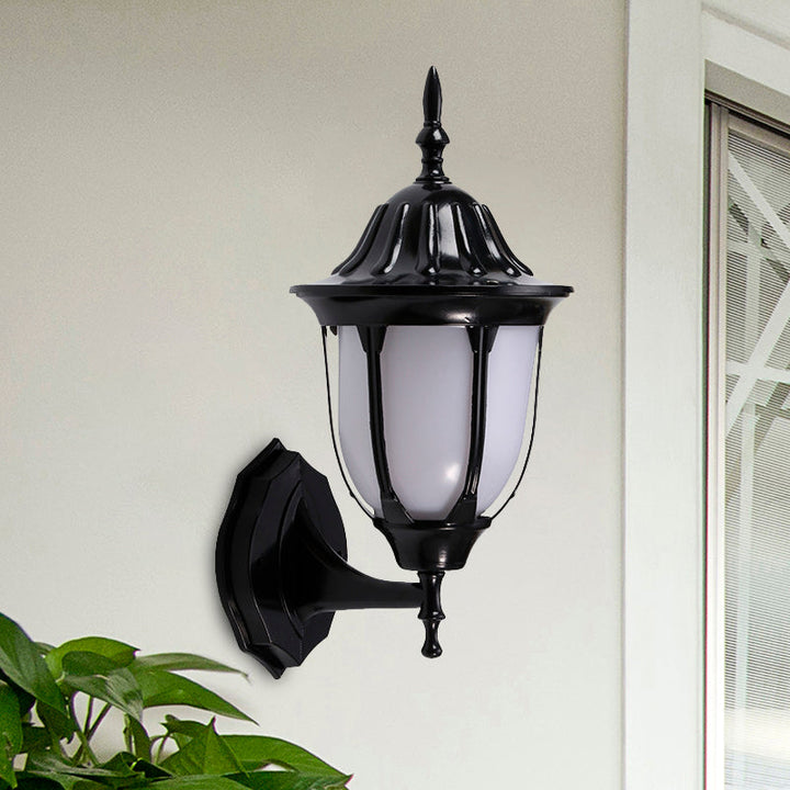 Skørter | Black Version 1 Head Wall Mounted Lamp Lodges White Plastic Pig Cage Wall Light Lighting for Passage