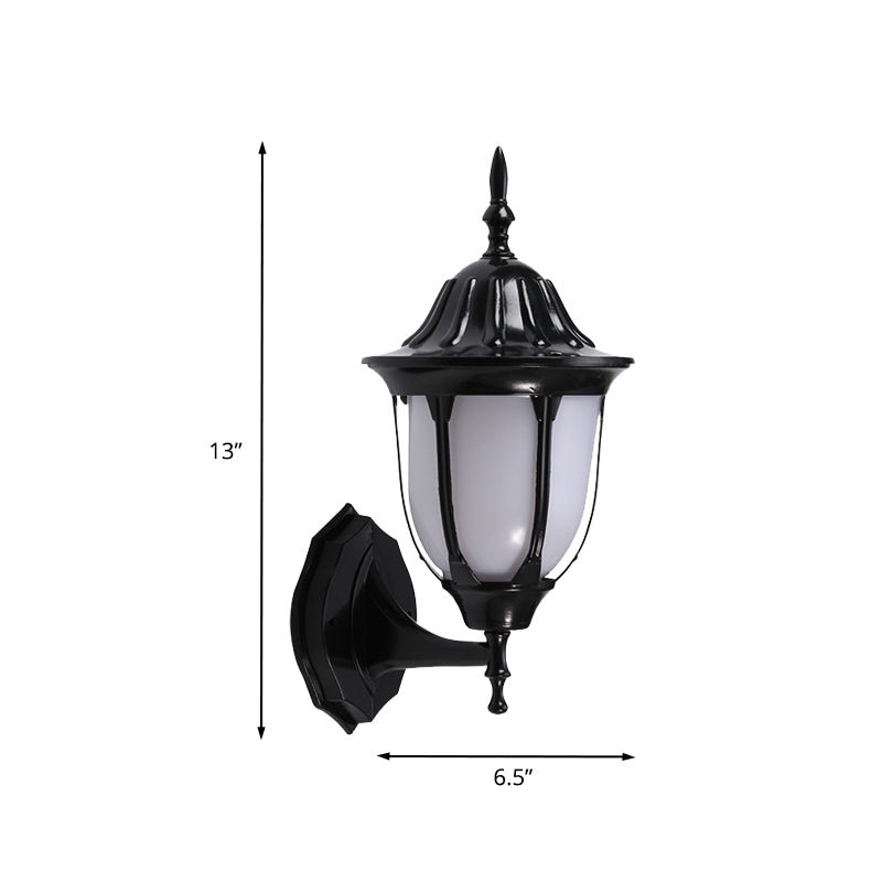 Skørter | Black Version 1 Head Wall Mounted Lamp Lodges White Plastic Pig Cage Wall Light Lighting for Passage