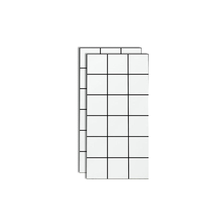 Lisslune | Plastic Peel and Stick Wall Tiles Single Tile Wallpaper with Rectangular Shape
