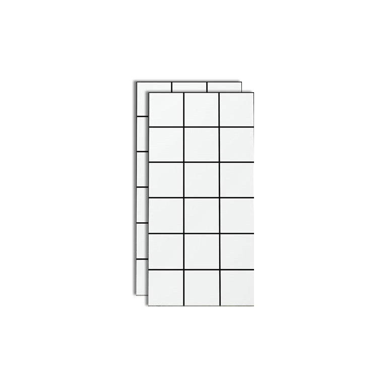 Lisslune | Plastic Peel and Stick Wall Tiles Single Tile Wallpaper in Rectangular Shape