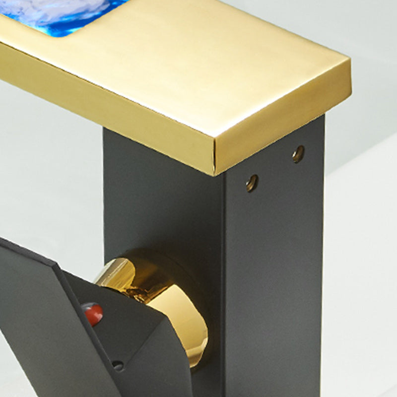 Lisslune | Modern Waterfall Spout Sink Faucet with LED Brass Sink Faucet