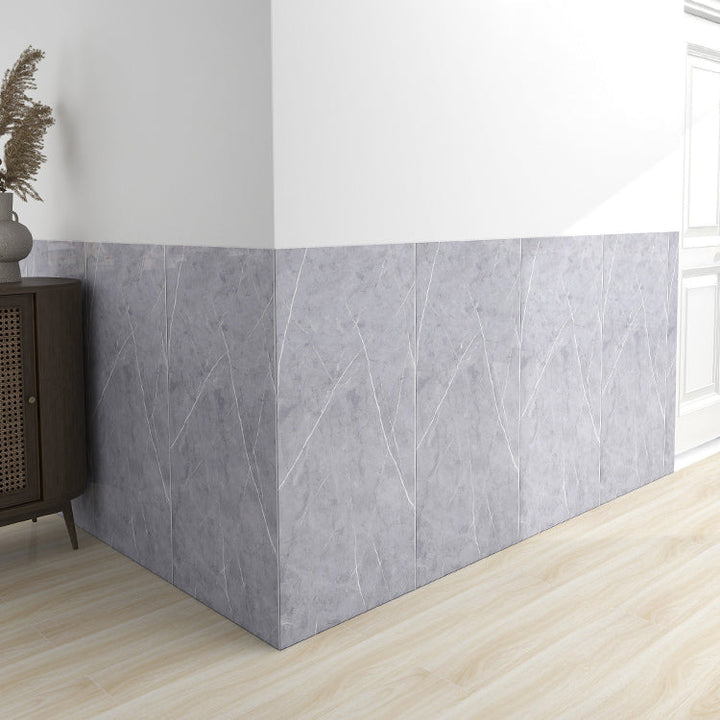 Lisslune | Polygon Peel and Stick Back Wall Tiles PVC Peel and Stick Tiles for Kitchen and Bathroom