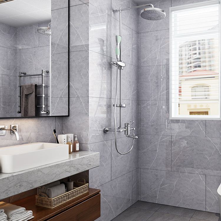 Lisslune | Polygon Peel and Stick Back Wall Tiles PVC Peel and Stick Tiles for Kitchen and Bathroom