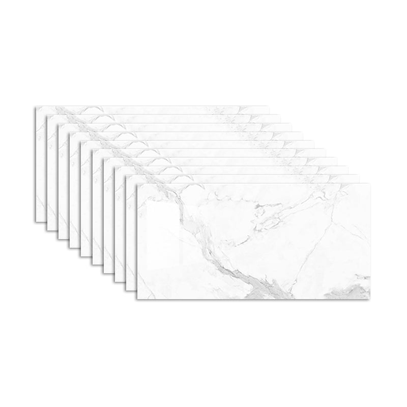 Lisslune | Polygon Peel and Stick Back Wall Tiles PVC Peel and Stick Tiles for Kitchen and Bathroom