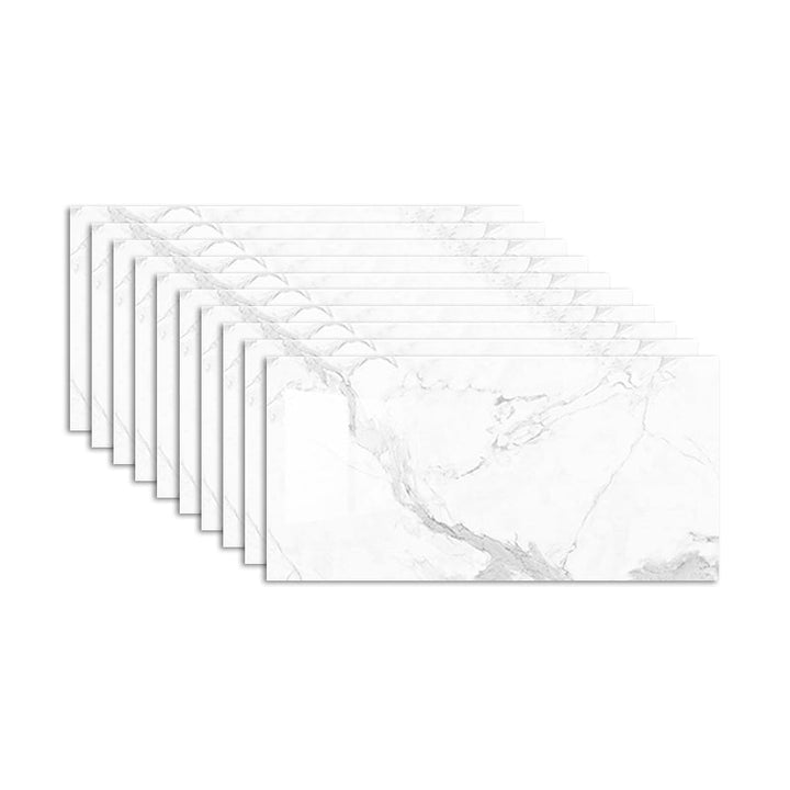 Lisslune | Polygon Peel and Stick Back Wall Tiles PVC Peel and Stick Tiles for Kitchen and Bathroom