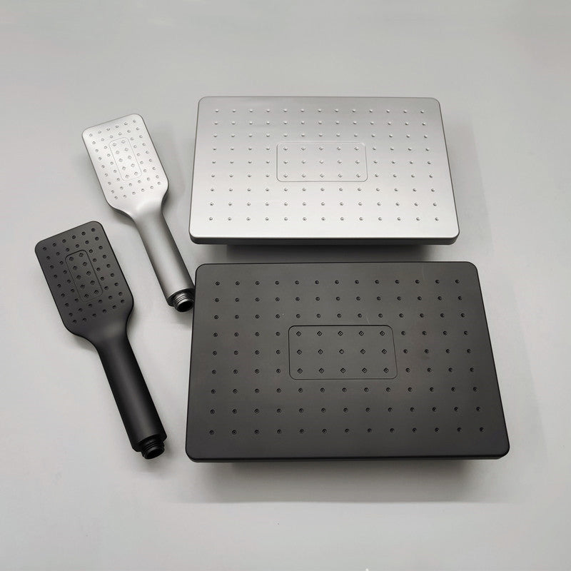 Lisslune | Rectangular Large Shower Head Standard Spray Pattern Shower Head