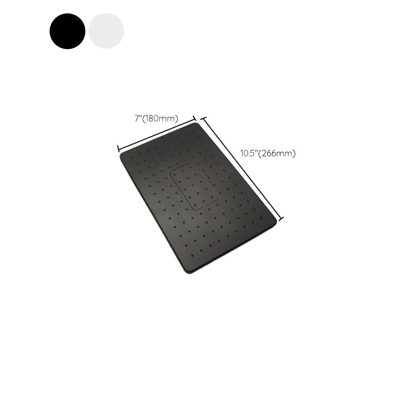 Lisslune | Rectangular Large Shower Head Standard Spray Pattern Shower Head