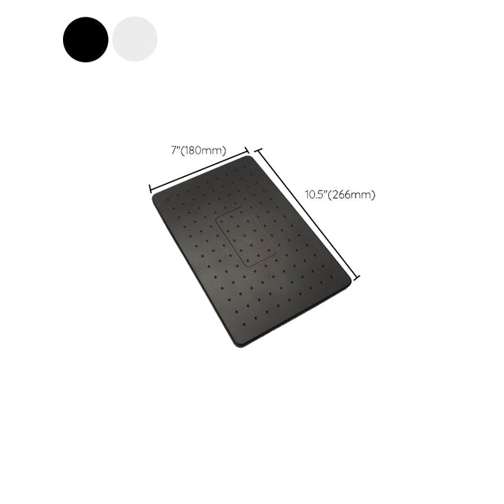 Lisslune | Rectangular Large Shower Head Standard Spray Pattern Shower Head