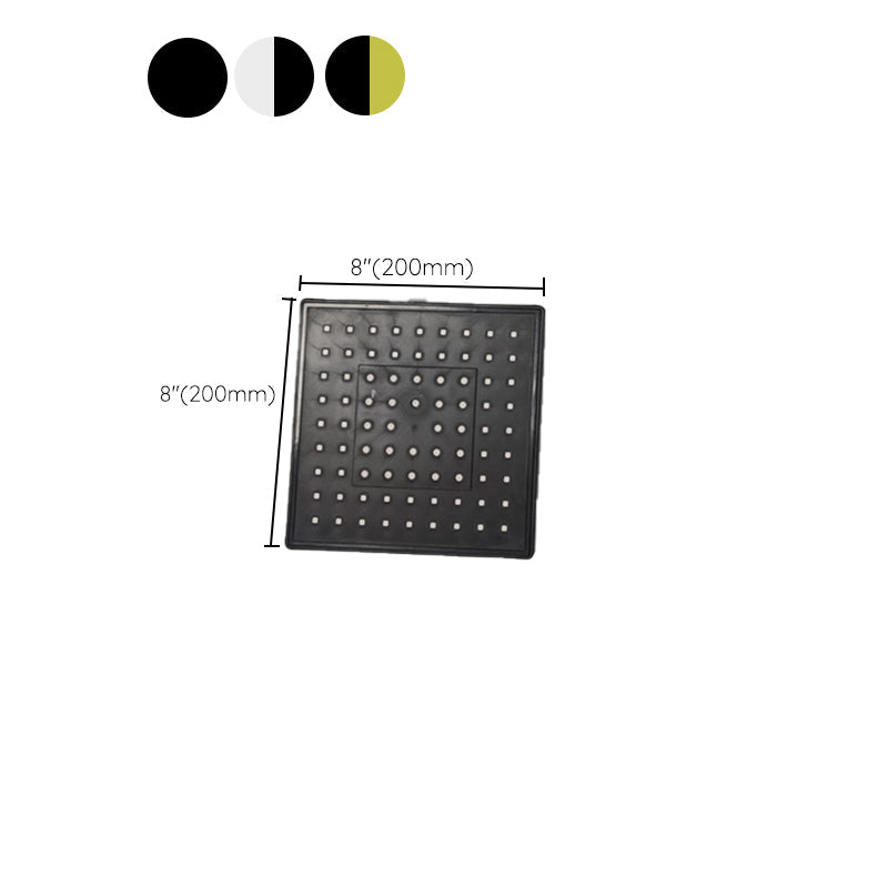 Lisslune | Square Shower Head Combination Standard Spray Pattern with Hand Shower