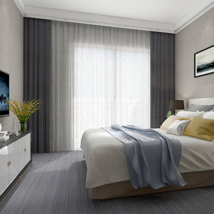 Lisslune | Peel and Stick PVC flooring Mat Fabric Look Vinyl flooring for the bedroom