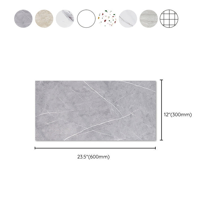 Lisslune | Polygon Field Peel and Stick Back Wall Tile PVC Peel and Stick Tile for the Kitchen