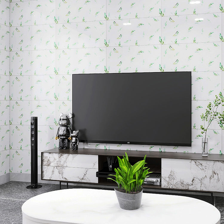 Lisslune | Mosaic Tile Peel and Stick Tile PVC Kitchen Bathroom Back Wall Peel and Stick Wall Tile