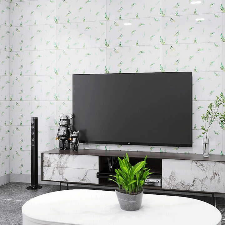 Lisslune | Mosaic Tile Peel and Stick Tile PVC Kitchen Bathroom Back Wall Peel and Stick Wall Tile