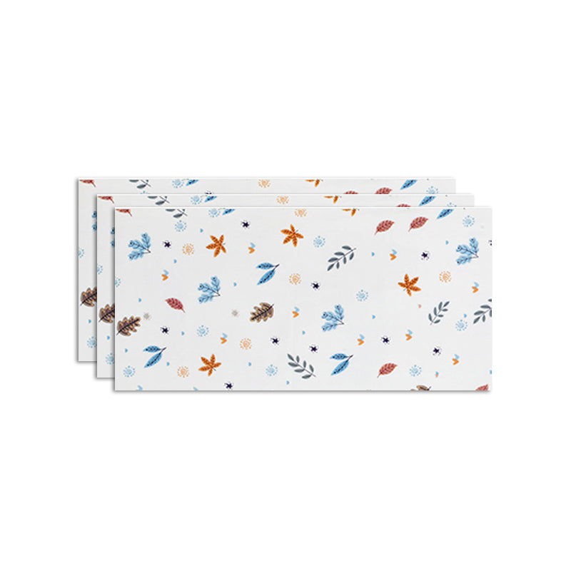Lisslune | Mosaic Tile Peel and Stick Tile PVC Kitchen Bathroom Back Wall Peel and Stick Wall Tile