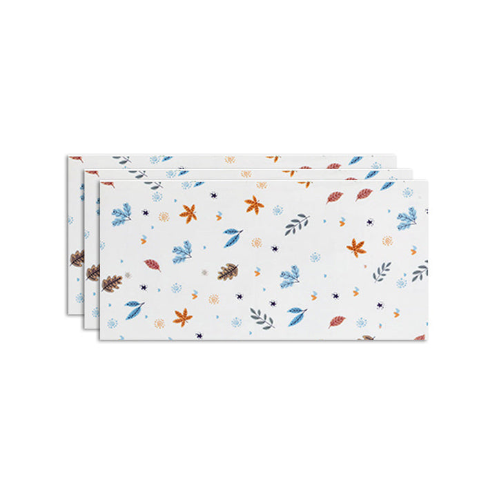 Lisslune | Mosaic Tile Peel and Stick Tile PVC Kitchen Bathroom Back Wall Peel and Stick Wall Tile