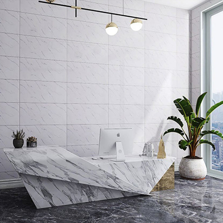 Lisslune | Mosaic Tile Peel and Stick Tile PVC Kitchen Bathroom Back Wall Peel and Stick Wall Tile