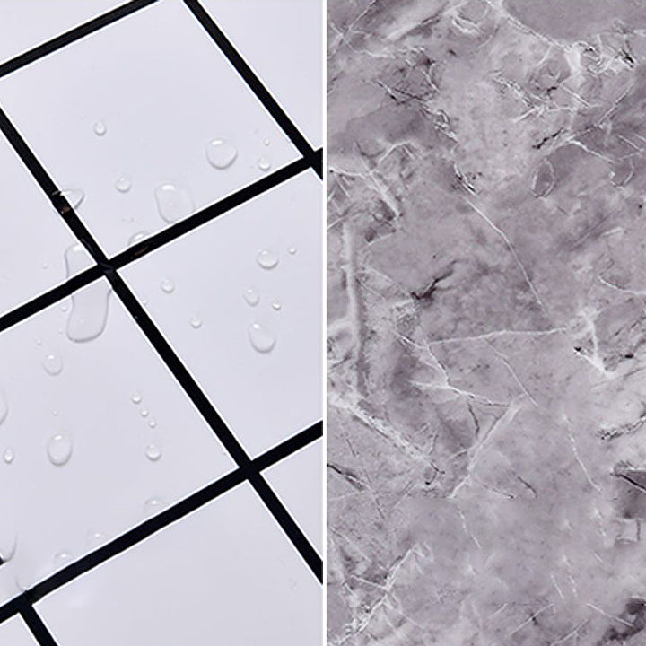 Lisslune | Mosaic Tile Peel and Stick Tile PVC Kitchen Bathroom Back Wall Peel and Stick Wall Tile