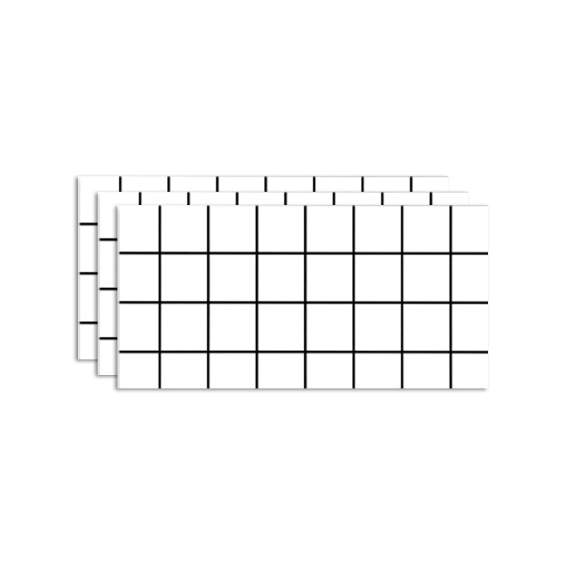 Lisslune | Mosaic Tile Peel and Stick Tile PVC Kitchen Bathroom Back Wall Peel and Stick Wall Tile