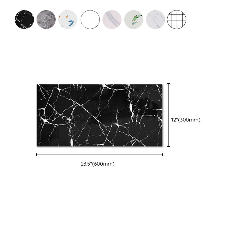 Lisslune | Mosaic Tile Peel and Stick Tile PVC Kitchen Bathroom Back Wall Peel and Stick Wall Tile
