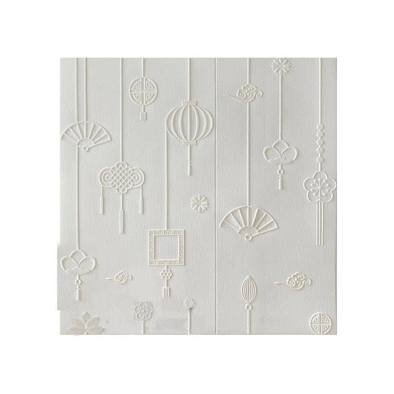 Lisslune | Contemporary Wall Panels Self-Adhesive Waterproof Cartoon 3D Print Wall Covering