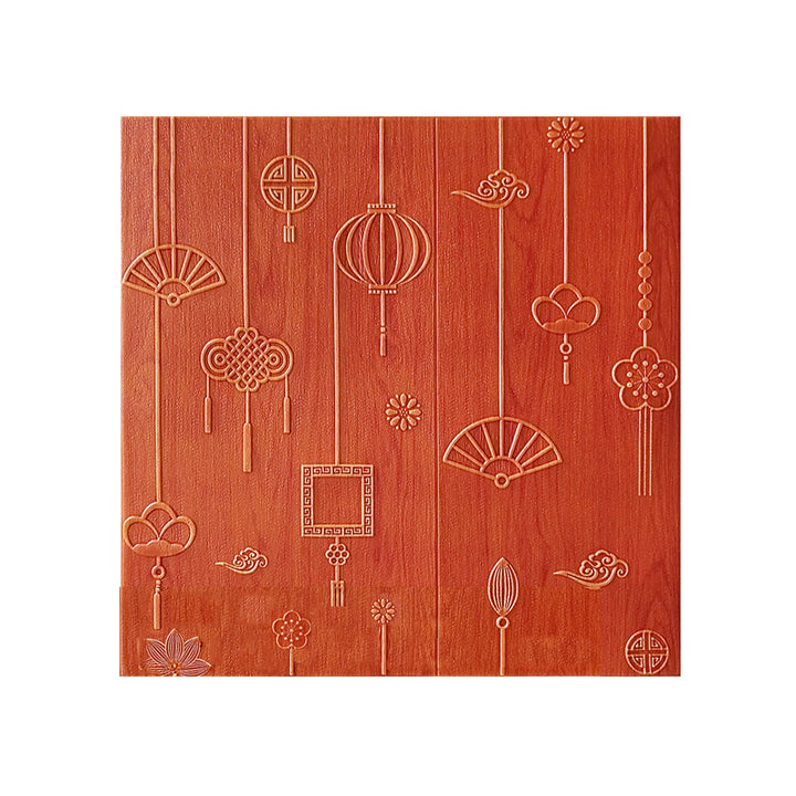 Lisslune | Contemporary Wall Panels Self-Adhesive Waterproof Cartoon 3D Print Wall Covering