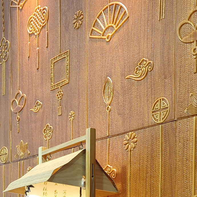 Lisslune | Contemporary Wall Panels Self-Adhesive Waterproof Cartoon 3D Print Wall Covering