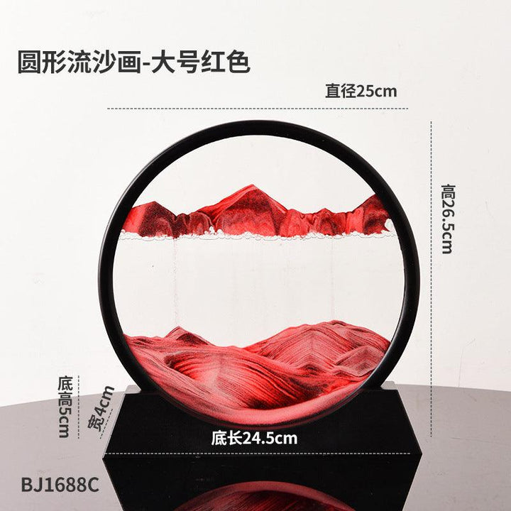 Lisslune | Fascinating 3D glass water sand art for a tranquil environment