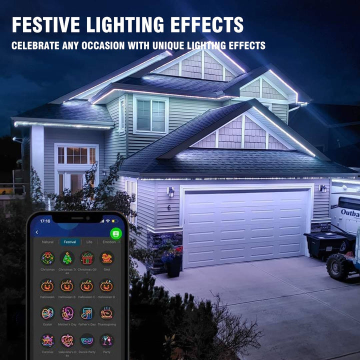 Lisslune | Smart Rainbow LED Permanent Outdoor Light