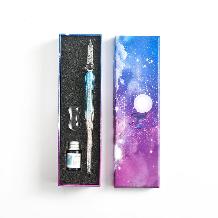 Lisslune | Calligraphy Glass Dip Pen Ink Set