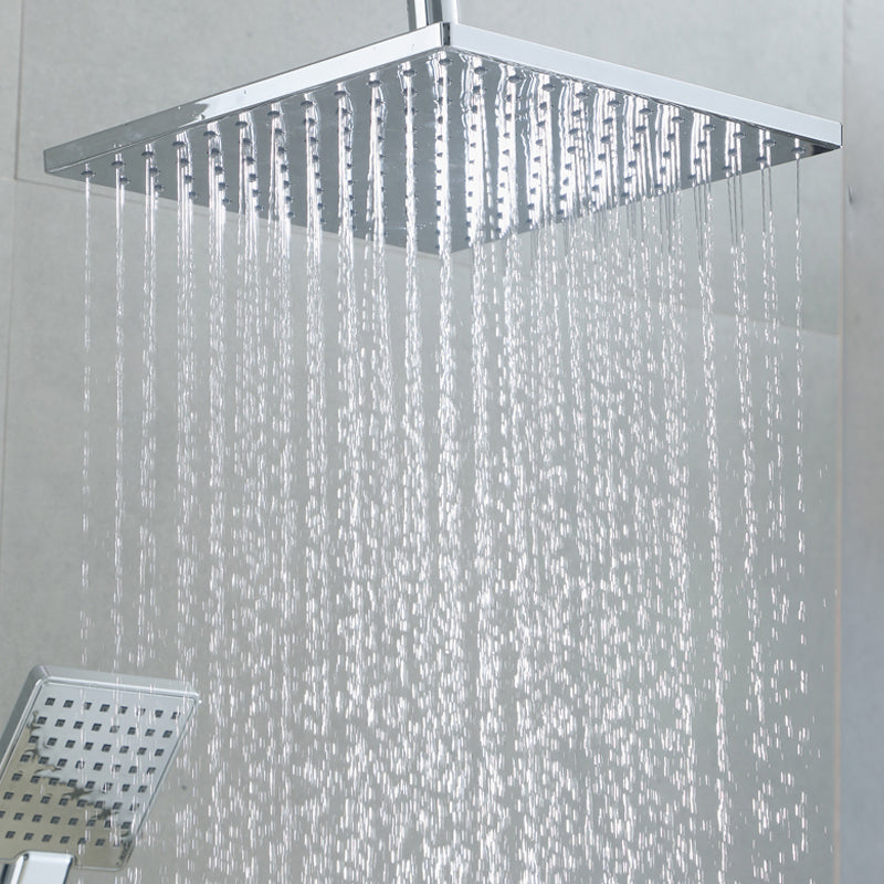 Lisslune | Square Shower Head Combo Large Shower Head with Hand Shower