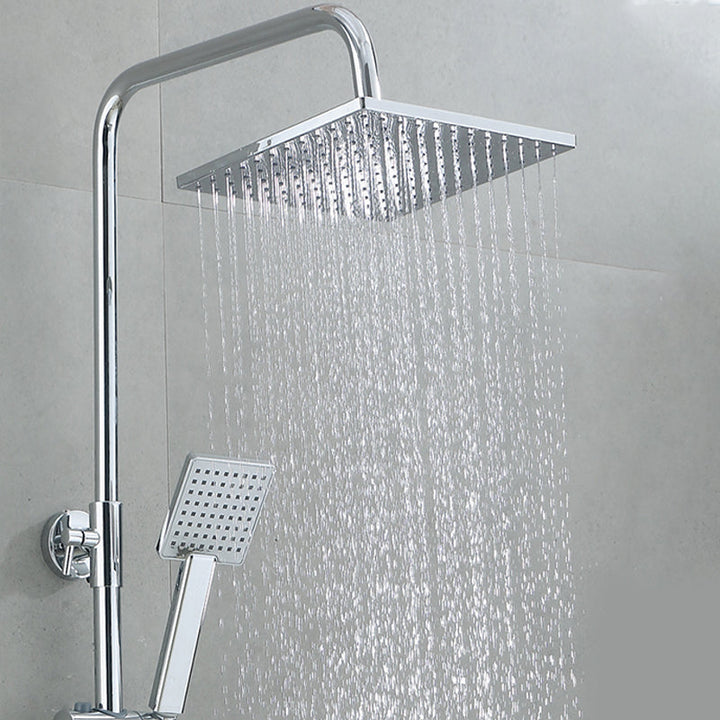 Lisslune | Square Shower Head Combo Large Shower Head with Hand Shower